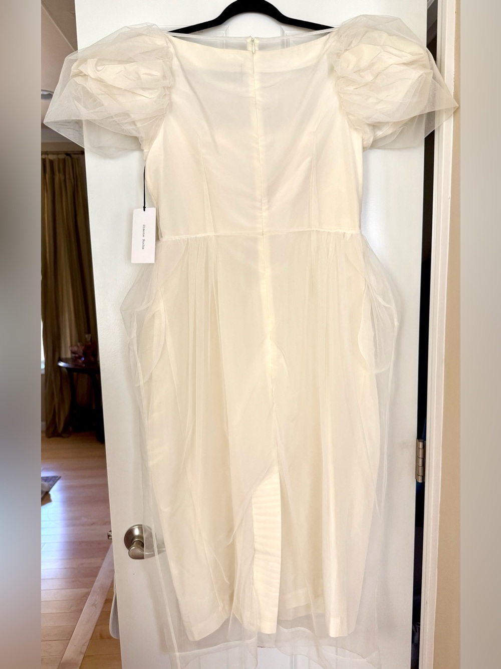 Simone Rocha Exclusive Bridal Carnation Ivory Tulle Dress UK 12 / US Large NWT - Picture 9 of 16
